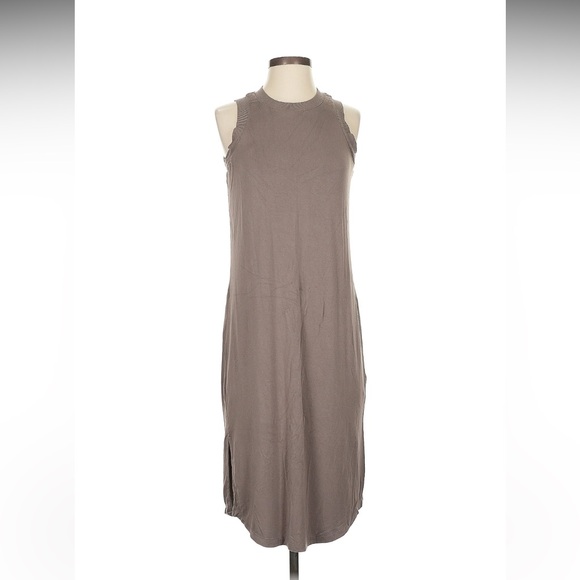 Tahari Midi Crewneck Tank Dress - Picture 1 of 13